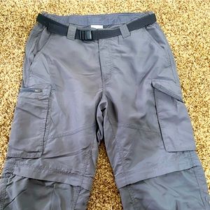 Columbia mens convertible hiking pants 32x32